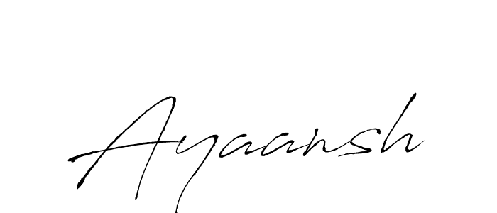 Ayaansh stylish signature style. Best Handwritten Sign (Antro_Vectra) for my name. Handwritten Signature Collection Ideas for my name Ayaansh. Ayaansh signature style 6 images and pictures png