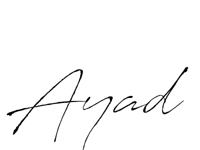 How to make Ayad signature? Antro_Vectra is a professional autograph style. Create handwritten signature for Ayad name. Ayad signature style 6 images and pictures png