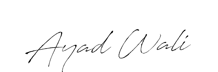 Also we have Ayad Wali name is the best signature style. Create professional handwritten signature collection using Antro_Vectra autograph style. Ayad Wali signature style 6 images and pictures png