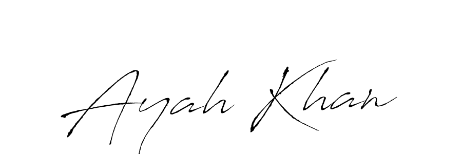 This is the best signature style for the Ayah Khan name. Also you like these signature font (Antro_Vectra). Mix name signature. Ayah Khan signature style 6 images and pictures png
