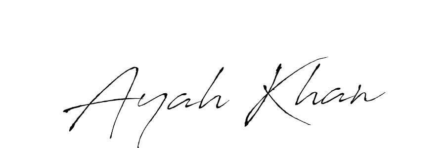 Also we have Ayah Khan name is the best signature style. Create professional handwritten signature collection using Antro_Vectra autograph style. Ayah Khan signature style 6 images and pictures png