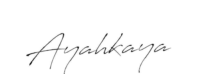 Create a beautiful signature design for name Ayahkaya. With this signature (Antro_Vectra) fonts, you can make a handwritten signature for free. Ayahkaya signature style 6 images and pictures png