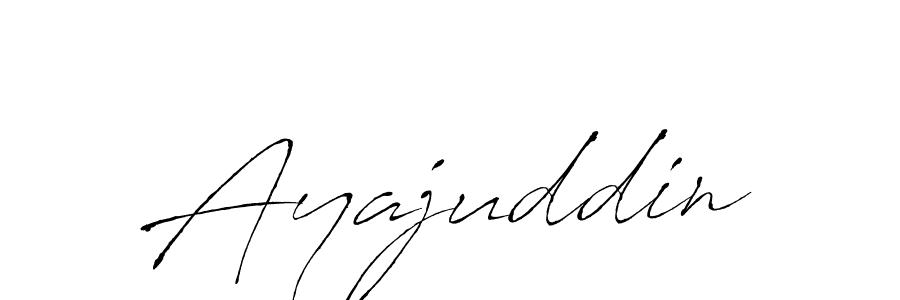 Make a beautiful signature design for name Ayajuddin. With this signature (Antro_Vectra) style, you can create a handwritten signature for free. Ayajuddin signature style 6 images and pictures png