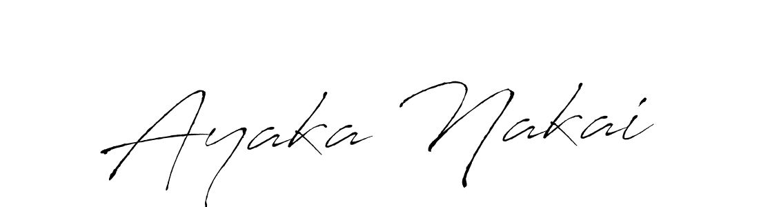 The best way (Antro_Vectra) to make a short signature is to pick only two or three words in your name. The name Ayaka Nakai include a total of six letters. For converting this name. Ayaka Nakai signature style 6 images and pictures png