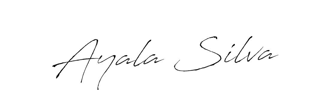Ayala Silva stylish signature style. Best Handwritten Sign (Antro_Vectra) for my name. Handwritten Signature Collection Ideas for my name Ayala Silva. Ayala Silva signature style 6 images and pictures png