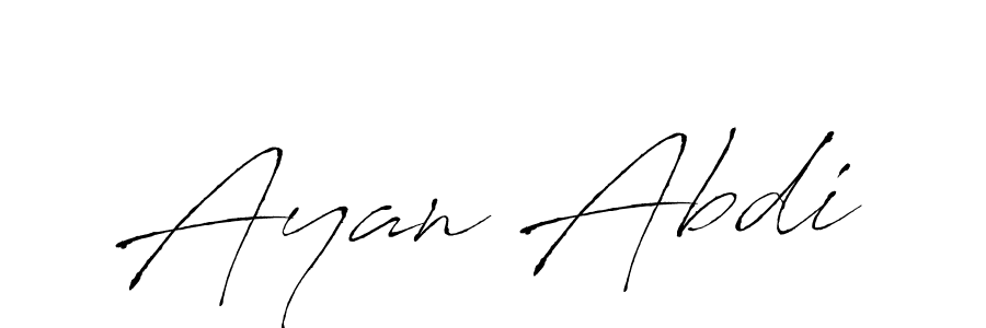 It looks lik you need a new signature style for name Ayan Abdi. Design unique handwritten (Antro_Vectra) signature with our free signature maker in just a few clicks. Ayan Abdi signature style 6 images and pictures png