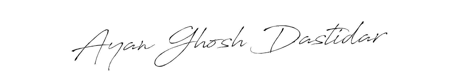 The best way (Antro_Vectra) to make a short signature is to pick only two or three words in your name. The name Ayan Ghosh Dastidar include a total of six letters. For converting this name. Ayan Ghosh Dastidar signature style 6 images and pictures png