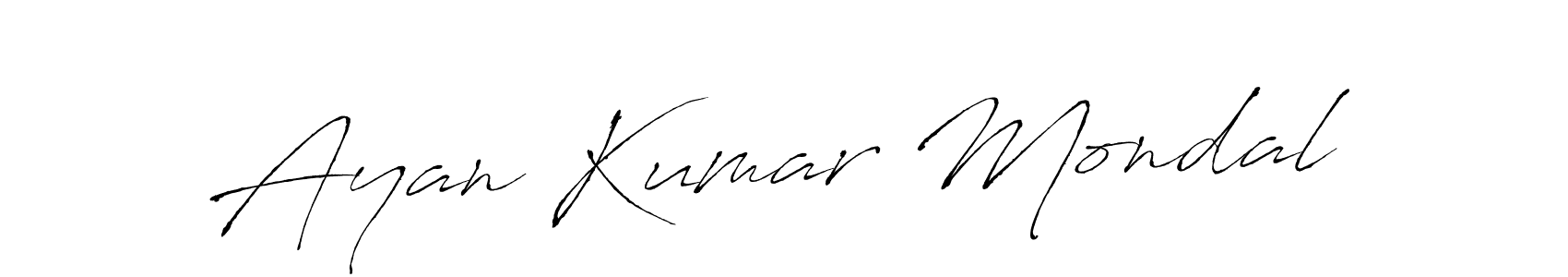 It looks lik you need a new signature style for name Ayan Kumar Mondal. Design unique handwritten (Antro_Vectra) signature with our free signature maker in just a few clicks. Ayan Kumar Mondal signature style 6 images and pictures png