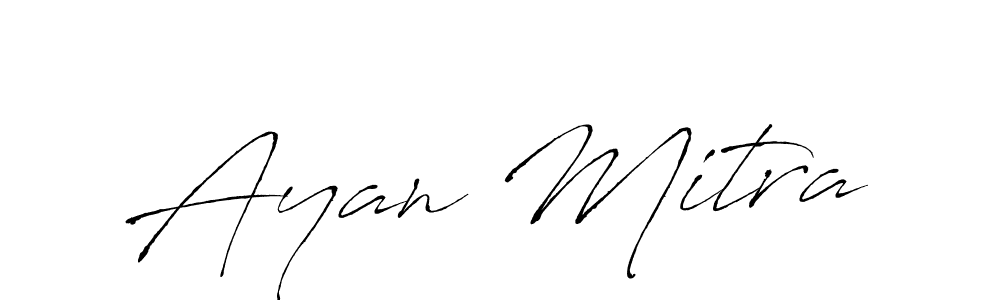 if you are searching for the best signature style for your name Ayan Mitra. so please give up your signature search. here we have designed multiple signature styles  using Antro_Vectra. Ayan Mitra signature style 6 images and pictures png