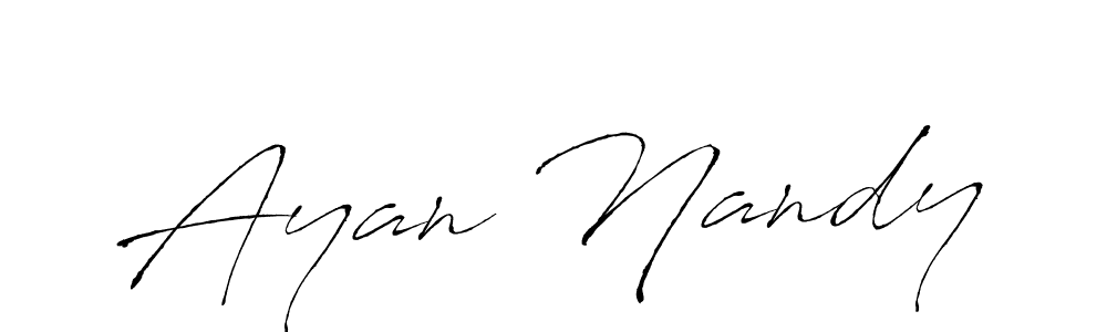 It looks lik you need a new signature style for name Ayan Nandy. Design unique handwritten (Antro_Vectra) signature with our free signature maker in just a few clicks. Ayan Nandy signature style 6 images and pictures png