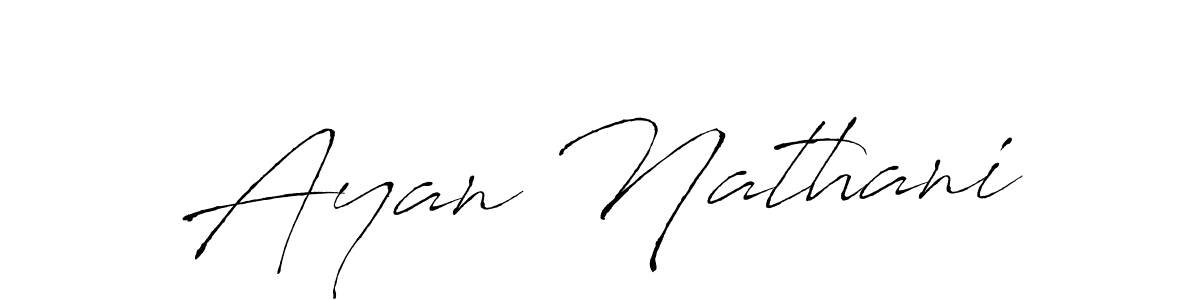 You can use this online signature creator to create a handwritten signature for the name Ayan Nathani. This is the best online autograph maker. Ayan Nathani signature style 6 images and pictures png
