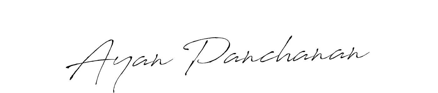 Use a signature maker to create a handwritten signature online. With this signature software, you can design (Antro_Vectra) your own signature for name Ayan Panchanan. Ayan Panchanan signature style 6 images and pictures png