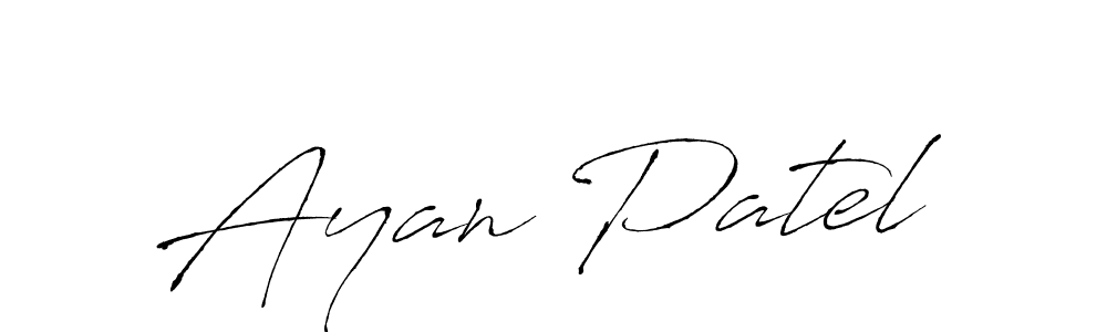 Make a beautiful signature design for name Ayan Patel. Use this online signature maker to create a handwritten signature for free. Ayan Patel signature style 6 images and pictures png