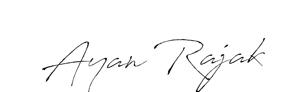 Create a beautiful signature design for name Ayan Rajak. With this signature (Antro_Vectra) fonts, you can make a handwritten signature for free. Ayan Rajak signature style 6 images and pictures png