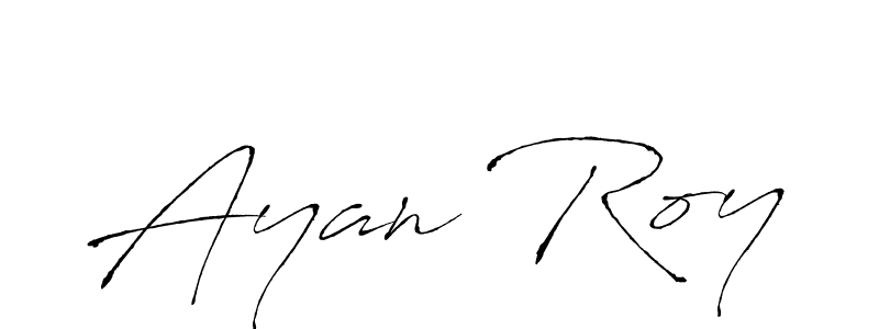 Antro_Vectra is a professional signature style that is perfect for those who want to add a touch of class to their signature. It is also a great choice for those who want to make their signature more unique. Get Ayan Roy name to fancy signature for free. Ayan Roy signature style 6 images and pictures png