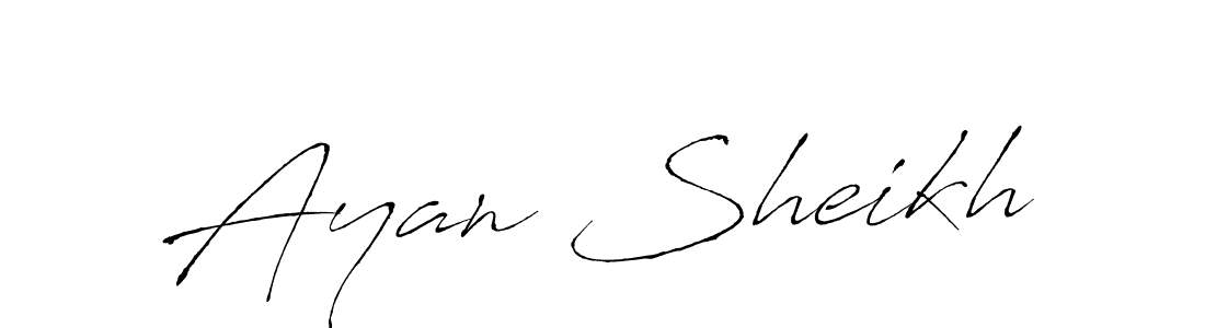 You can use this online signature creator to create a handwritten signature for the name Ayan Sheikh. This is the best online autograph maker. Ayan Sheikh signature style 6 images and pictures png