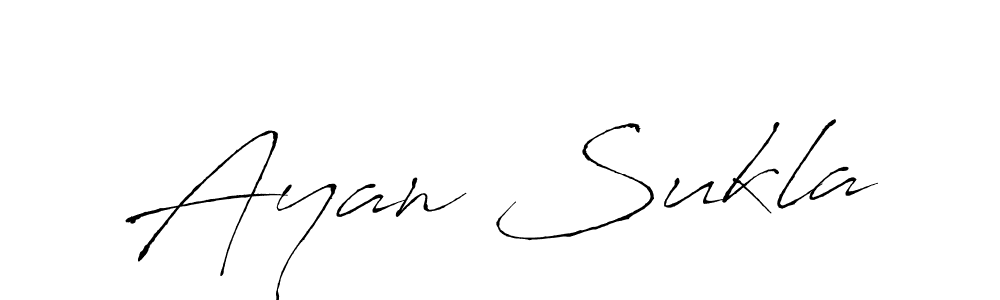 Create a beautiful signature design for name Ayan Sukla. With this signature (Antro_Vectra) fonts, you can make a handwritten signature for free. Ayan Sukla signature style 6 images and pictures png