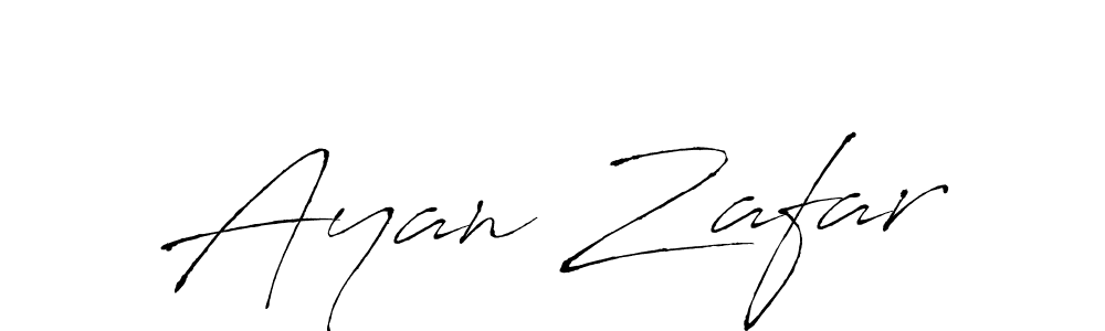 How to make Ayan Zafar signature? Antro_Vectra is a professional autograph style. Create handwritten signature for Ayan Zafar name. Ayan Zafar signature style 6 images and pictures png