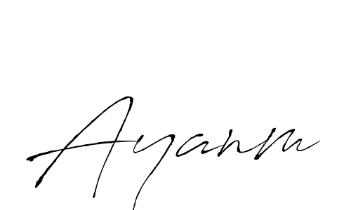 Once you've used our free online signature maker to create your best signature Antro_Vectra style, it's time to enjoy all of the benefits that Ayanm name signing documents. Ayanm signature style 6 images and pictures png