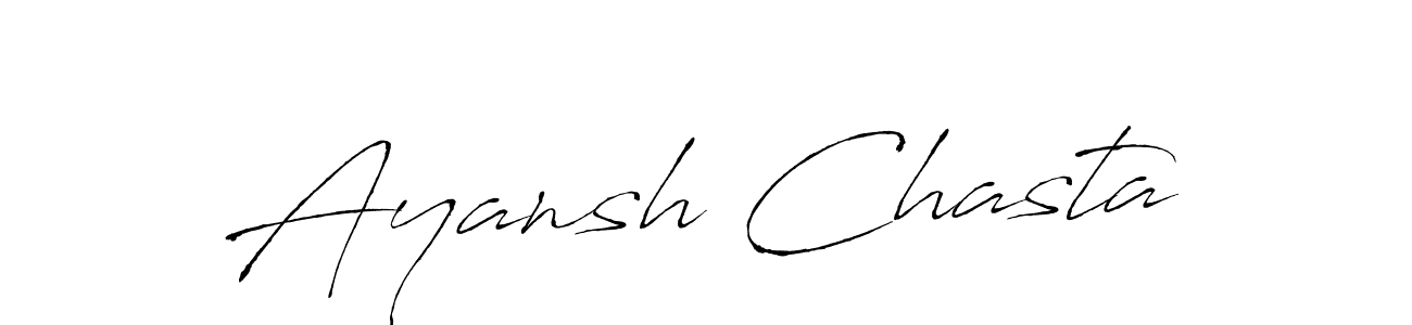 Use a signature maker to create a handwritten signature online. With this signature software, you can design (Antro_Vectra) your own signature for name Ayansh Chasta. Ayansh Chasta signature style 6 images and pictures png