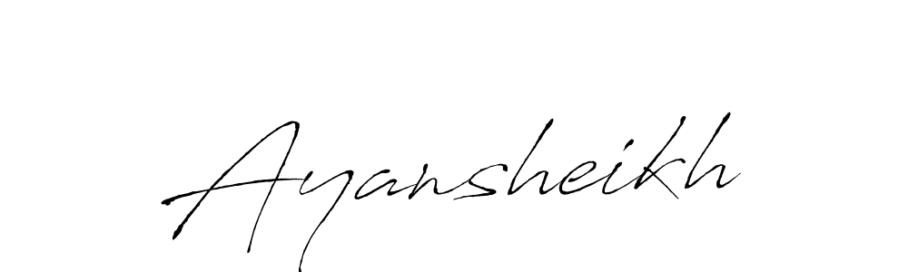 You should practise on your own different ways (Antro_Vectra) to write your name (Ayansheikh) in signature. don't let someone else do it for you. Ayansheikh signature style 6 images and pictures png