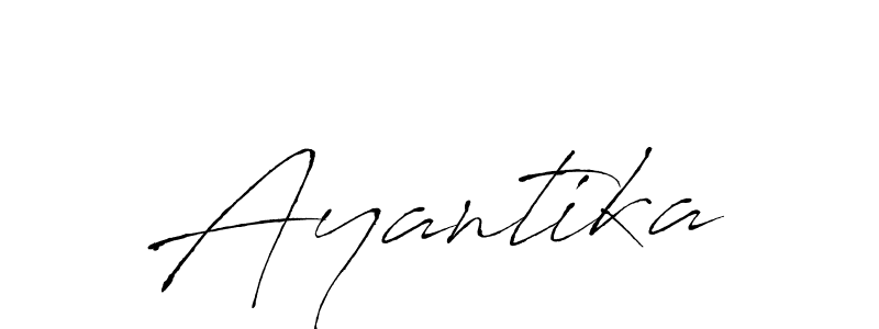 Ayantika stylish signature style. Best Handwritten Sign (Antro_Vectra) for my name. Handwritten Signature Collection Ideas for my name Ayantika. Ayantika signature style 6 images and pictures png