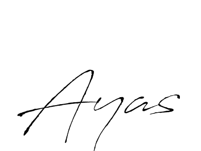 The best way (Antro_Vectra) to make a short signature is to pick only two or three words in your name. The name Ayas include a total of six letters. For converting this name. Ayas signature style 6 images and pictures png