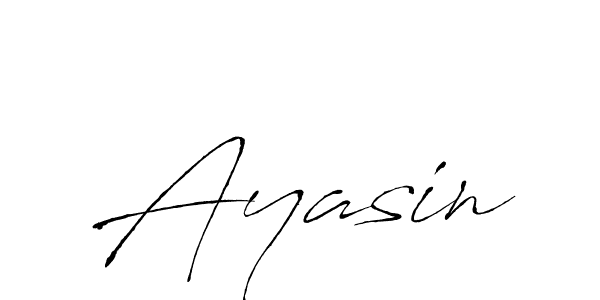 Ayasin stylish signature style. Best Handwritten Sign (Antro_Vectra) for my name. Handwritten Signature Collection Ideas for my name Ayasin. Ayasin signature style 6 images and pictures png