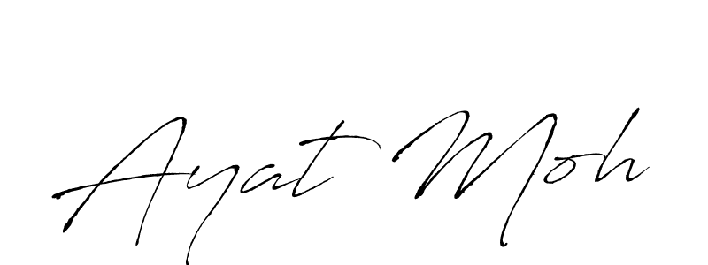 Check out images of Autograph of Ayat Moh name. Actor Ayat Moh Signature Style. Antro_Vectra is a professional sign style online. Ayat Moh signature style 6 images and pictures png