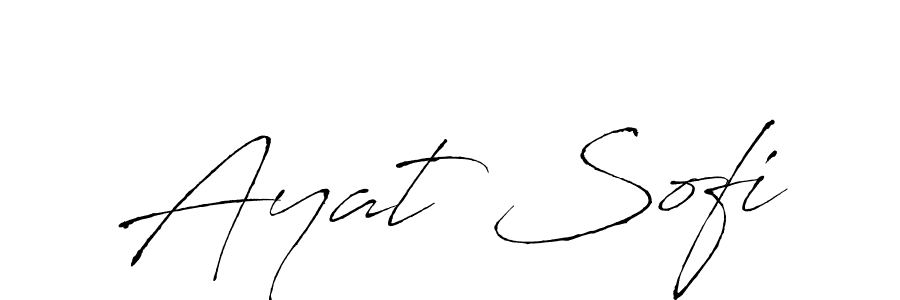 You can use this online signature creator to create a handwritten signature for the name Ayat Sofi. This is the best online autograph maker. Ayat Sofi signature style 6 images and pictures png