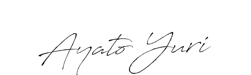 Similarly Antro_Vectra is the best handwritten signature design. Signature creator online .You can use it as an online autograph creator for name Ayato Yuri. Ayato Yuri signature style 6 images and pictures png