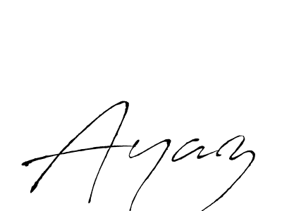 How to make Ayaz signature? Antro_Vectra is a professional autograph style. Create handwritten signature for Ayaz name. Ayaz signature style 6 images and pictures png