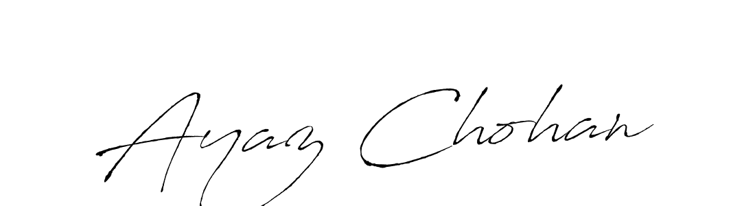 This is the best signature style for the Ayaz Chohan name. Also you like these signature font (Antro_Vectra). Mix name signature. Ayaz Chohan signature style 6 images and pictures png