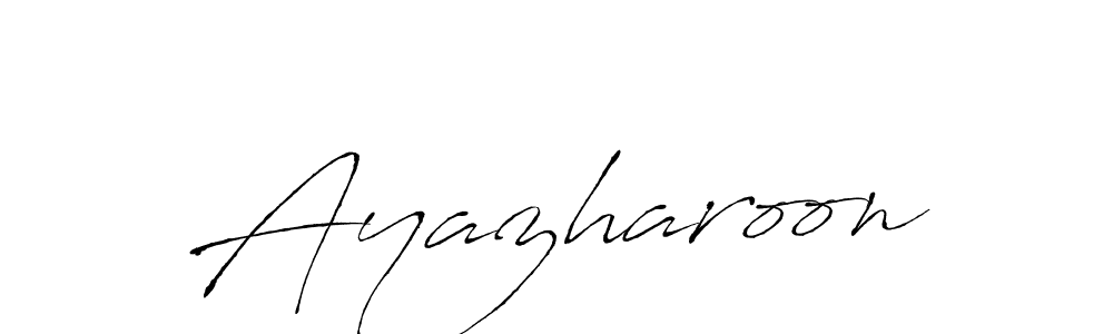 Also You can easily find your signature by using the search form. We will create Ayazharoon name handwritten signature images for you free of cost using Antro_Vectra sign style. Ayazharoon signature style 6 images and pictures png