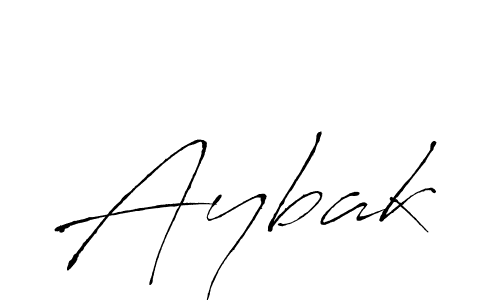 Make a beautiful signature design for name Aybak. With this signature (Antro_Vectra) style, you can create a handwritten signature for free. Aybak signature style 6 images and pictures png