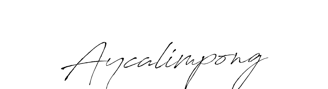 The best way (Antro_Vectra) to make a short signature is to pick only two or three words in your name. The name Aycalimpong include a total of six letters. For converting this name. Aycalimpong signature style 6 images and pictures png