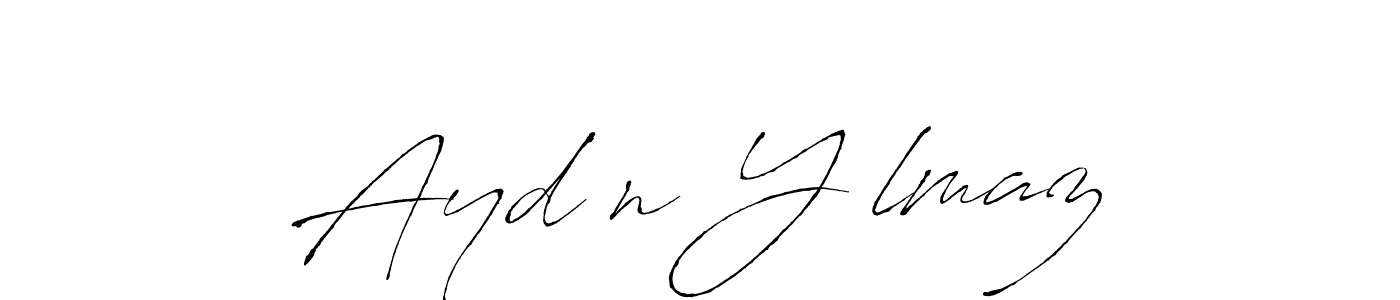 Design your own signature with our free online signature maker. With this signature software, you can create a handwritten (Antro_Vectra) signature for name Aydın Yılmaz. Aydın Yılmaz signature style 6 images and pictures png
