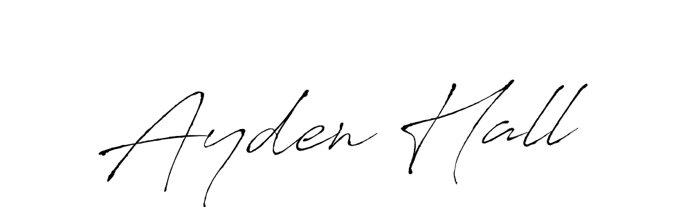 Also we have Ayden Hall name is the best signature style. Create professional handwritten signature collection using Antro_Vectra autograph style. Ayden Hall signature style 6 images and pictures png