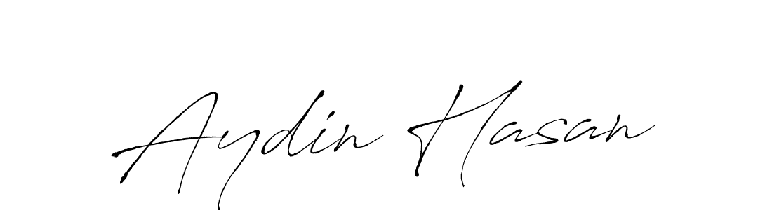 Aydin Hasan stylish signature style. Best Handwritten Sign (Antro_Vectra) for my name. Handwritten Signature Collection Ideas for my name Aydin Hasan. Aydin Hasan signature style 6 images and pictures png