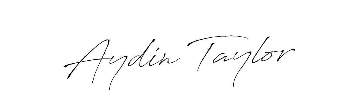 Use a signature maker to create a handwritten signature online. With this signature software, you can design (Antro_Vectra) your own signature for name Aydin Taylor. Aydin Taylor signature style 6 images and pictures png