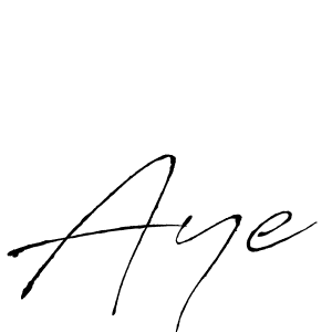 How to make Aye name signature. Use Antro_Vectra style for creating short signs online. This is the latest handwritten sign. Aye signature style 6 images and pictures png