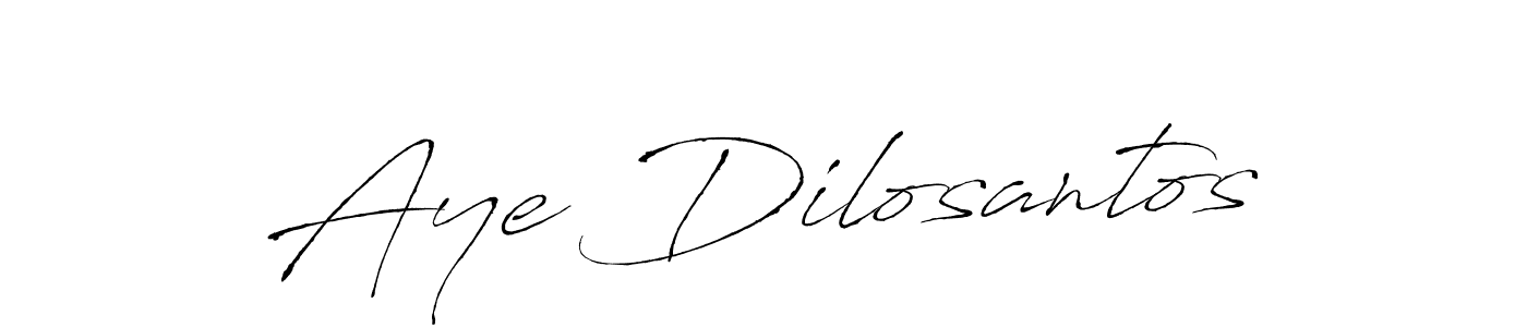 Make a short Aye Dilosantos signature style. Manage your documents anywhere anytime using Antro_Vectra. Create and add eSignatures, submit forms, share and send files easily. Aye Dilosantos signature style 6 images and pictures png