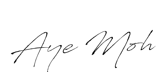 Aye Moh stylish signature style. Best Handwritten Sign (Antro_Vectra) for my name. Handwritten Signature Collection Ideas for my name Aye Moh. Aye Moh signature style 6 images and pictures png