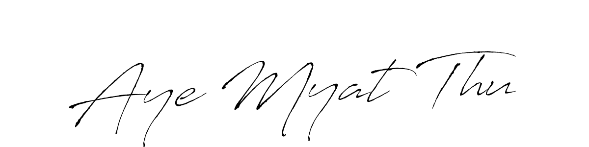 Also we have Aye Myat Thu name is the best signature style. Create professional handwritten signature collection using Antro_Vectra autograph style. Aye Myat Thu signature style 6 images and pictures png