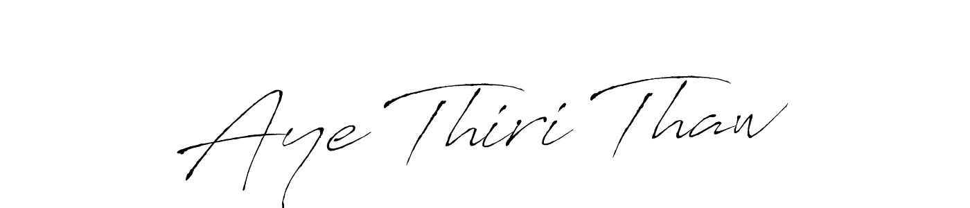 The best way (Antro_Vectra) to make a short signature is to pick only two or three words in your name. The name Aye Thiri Thaw include a total of six letters. For converting this name. Aye Thiri Thaw signature style 6 images and pictures png