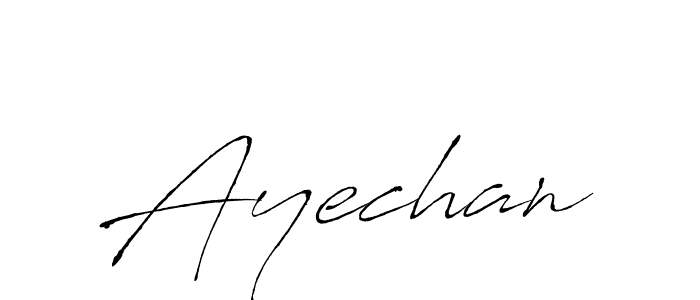 How to make Ayechan name signature. Use Antro_Vectra style for creating short signs online. This is the latest handwritten sign. Ayechan signature style 6 images and pictures png