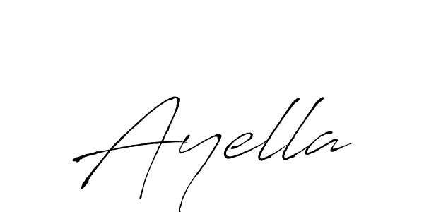 Antro_Vectra is a professional signature style that is perfect for those who want to add a touch of class to their signature. It is also a great choice for those who want to make their signature more unique. Get Ayella name to fancy signature for free. Ayella signature style 6 images and pictures png