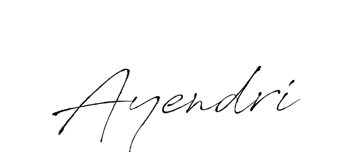 Use a signature maker to create a handwritten signature online. With this signature software, you can design (Antro_Vectra) your own signature for name Ayendri. Ayendri signature style 6 images and pictures png