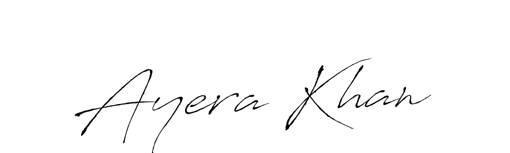 Create a beautiful signature design for name Ayera Khan. With this signature (Antro_Vectra) fonts, you can make a handwritten signature for free. Ayera Khan signature style 6 images and pictures png