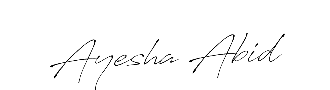 Antro_Vectra is a professional signature style that is perfect for those who want to add a touch of class to their signature. It is also a great choice for those who want to make their signature more unique. Get Ayesha Abid name to fancy signature for free. Ayesha Abid signature style 6 images and pictures png